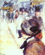 Pierre Renoir Place Clichy oil painting reproduction
